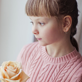 Портрет с розой